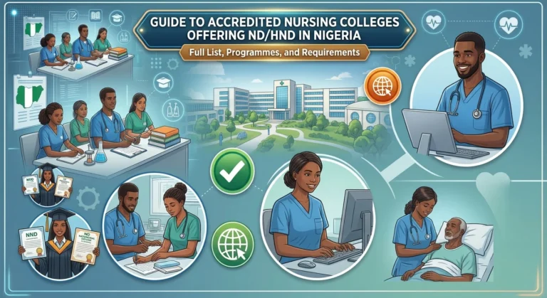 Accredited Nursing Colleges Offering ND/HND in Nigeria: Full List, Programmes, and Requirements