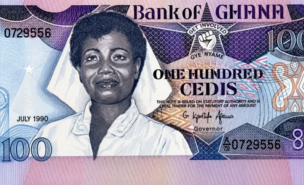 Docia Kisseih: The Ghanaian Nurse on Ghana’s Old ¢100 Banknote