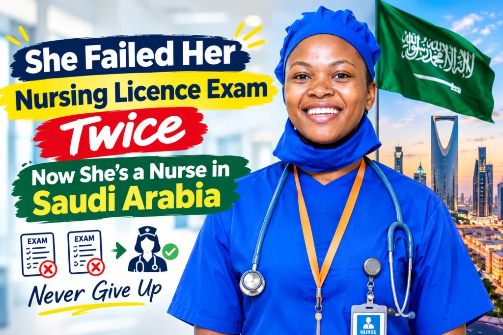 She Failed Her Nursing Licence Exam Twice — Now She’s Building a Nursing Career in Saudi Arabia